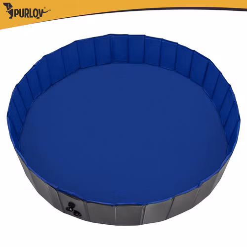 Hundpool 160 cm – Vikbar Pool för Hundar 600L