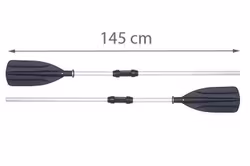 Bestway Aluminiumåror 2-i-1 145/218 cm – Kajakpaddel & Båtåror