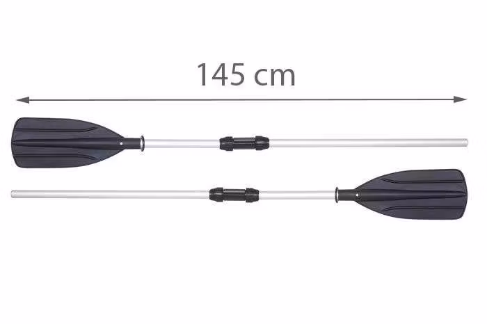 Bestway Aluminiumåror 2-i-1 145/218 cm – Kajakpaddel & Båtåror