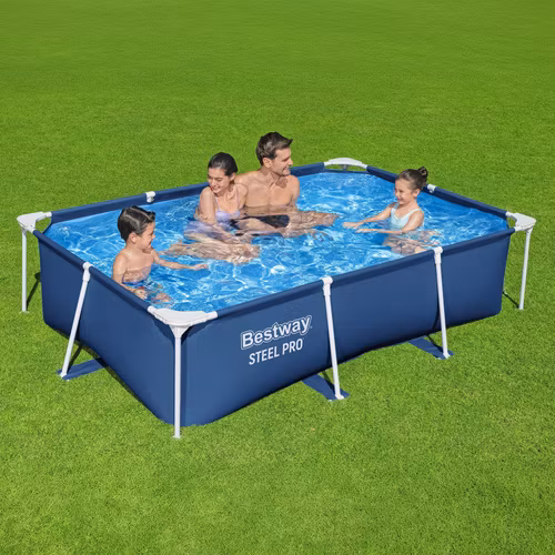 Bestway Steel Pro Pool 259x170x61 cm – Rektangulär Familjepool