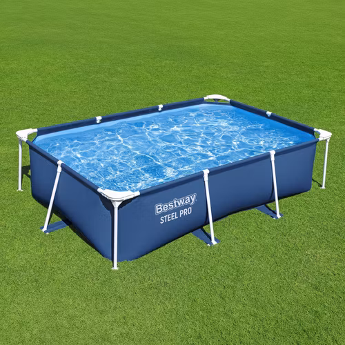 Bestway Steel Pro Pool 259x170x61 cm – Rektangulär Familjepool