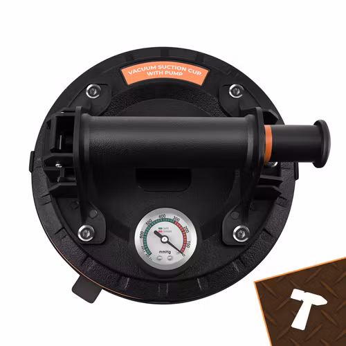 Bigstren Vakuumsugkoppar 2-pack 200 kg – Med Pump och Manometer