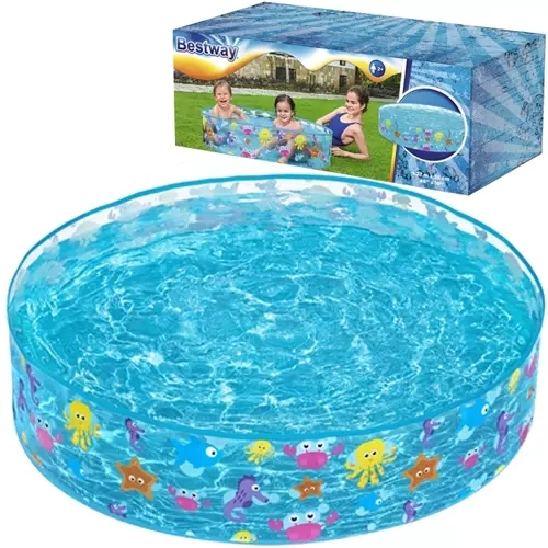 Bestway barnebasseng 122 cm – Utvidbart basseng 277 liter