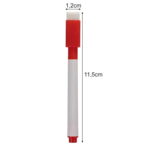 Whiteboardpennor 16-pack – 8 Färger med Magnet & Sudd