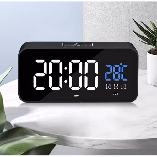 Digital väckarklocka LED med snooze – IZOXIS 1800 mAh