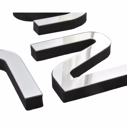 DIY väggklocka 60–130 cm – Silver 3D spegeleffekt