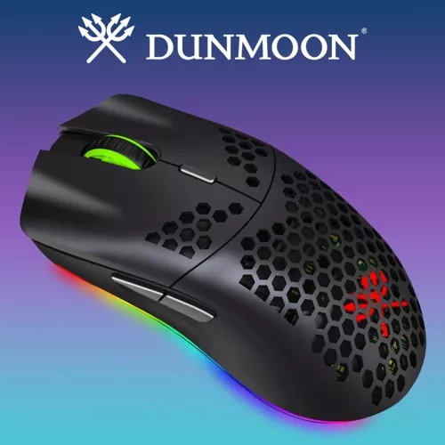 Trådlös gamingmus DUNMOON – RGB, 6 knappar, 2400 DPI