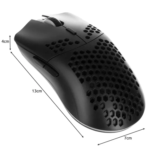Trådlös gamingmus DUNMOON – RGB, 6 knappar, 2400 DPI