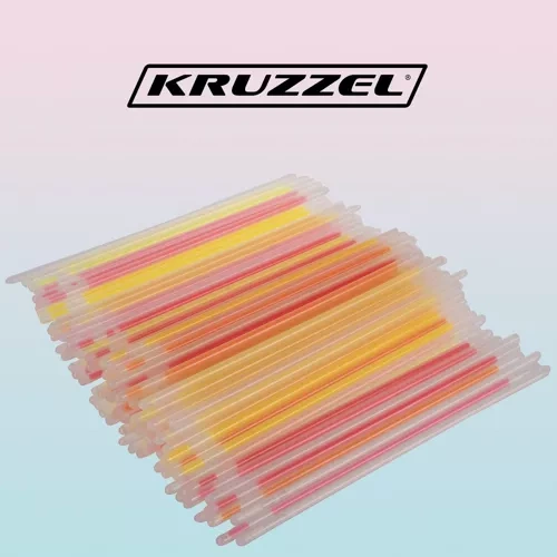 Glowsticks 100-pakning – fluorescerende armbånd i 8 farger