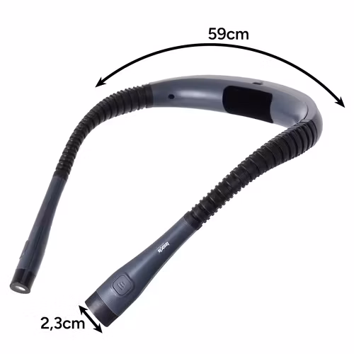 Läslampa runt halsen IZOXIS – LED, USB-C, uppladdningsbar
