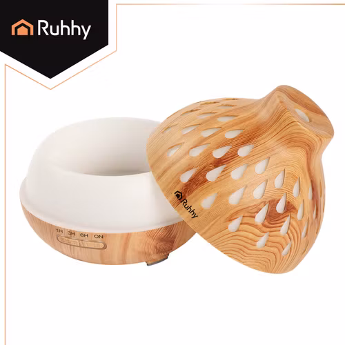 Puri Ruhhy aromadiffuser 400 ml - luftfukter med LED