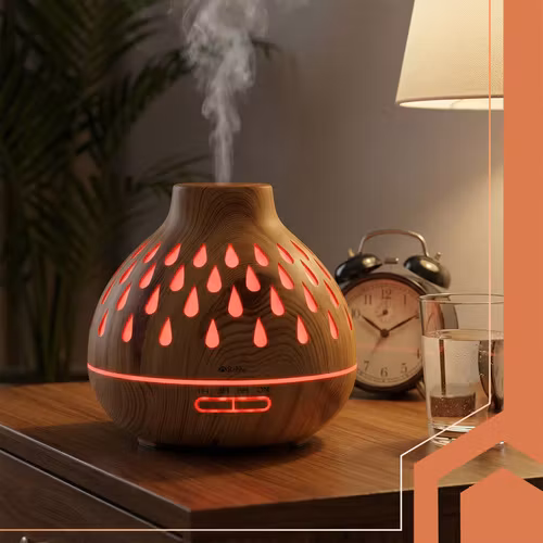 Puri Ruhhy aromadiffuser 400 ml - luftfukter med LED