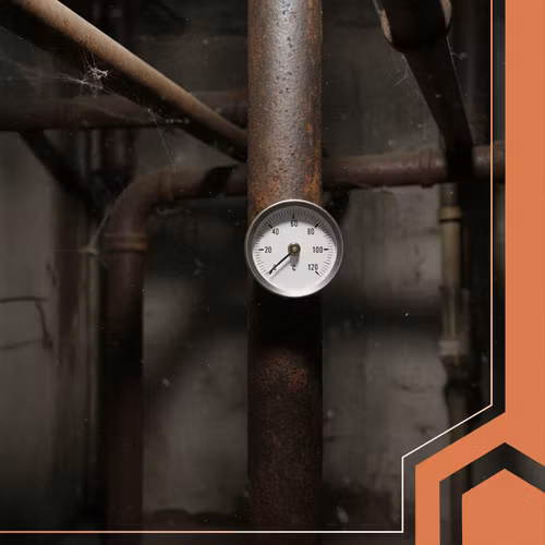 RUHHY bimetallisk termometer 0–120 °C – rørtermometer med fjeder