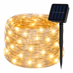 Solcellesløyfe 15 m med 150 LED-er - Gardlov varmhvit IP44