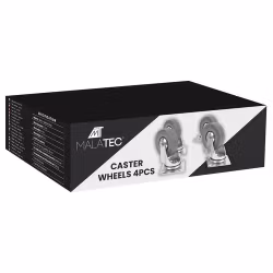 Hjul 75 mm 4-pak med bremse – MALATEC, 220 kg