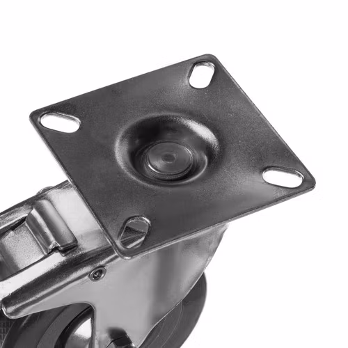 Hjul 75 mm 4-pak med bremse – MALATEC, 220 kg