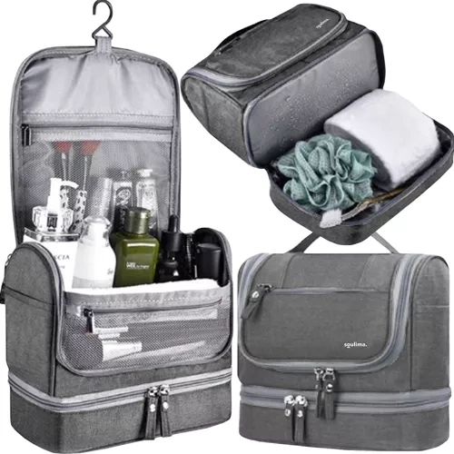 Hanging toiletry bag with 11 compartments – spacious and water-repellent