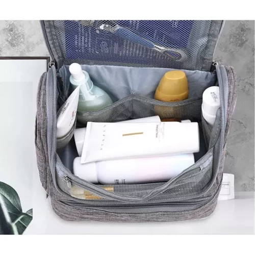 Hanging toiletry bag with 11 compartments – spacious and water-repellent