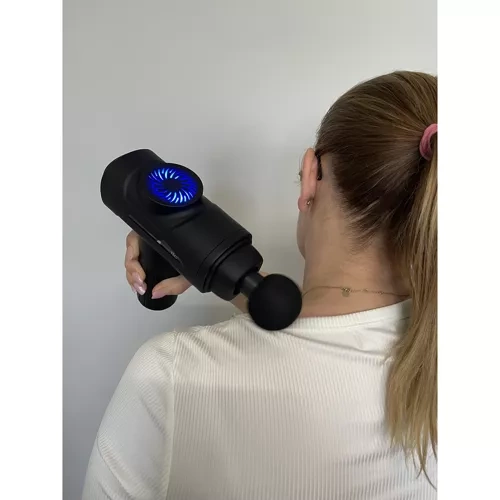 Massagepistol med 8 massagehuvuden – MALATEC 6 nivåer