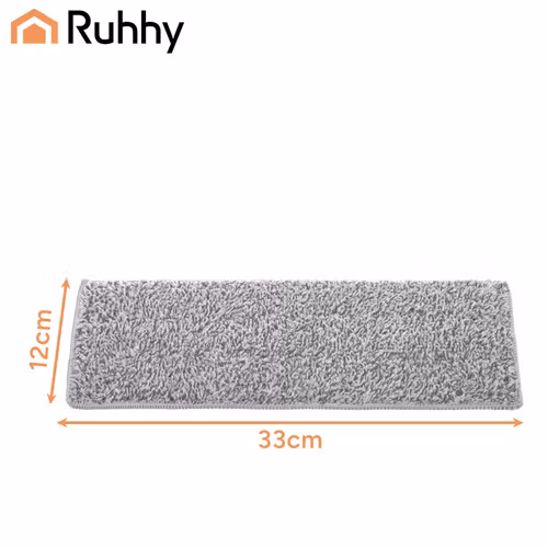 Moppehoved 33 cm 5-pak – RUHHY flad moppe med velcro