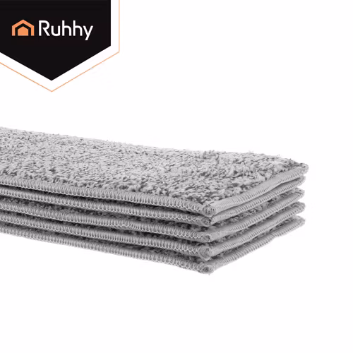 Moppehoved 33 cm 5-pak – RUHHY flad moppe med velcro