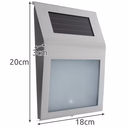 Solcellsdrivet husnummer med LED – upplyst nummerskylt med sensor