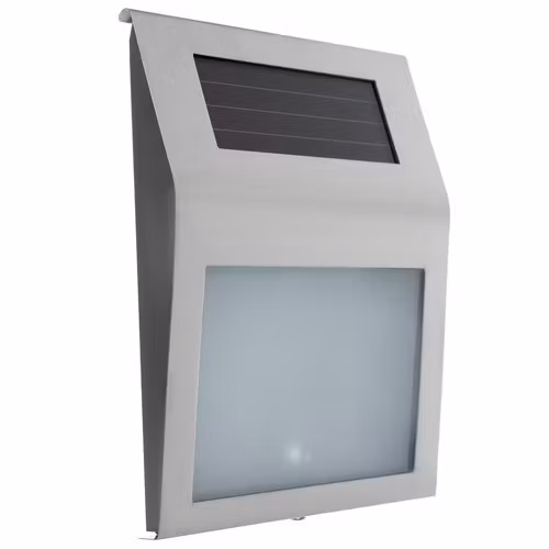 Solcellsdrivet husnummer med LED – upplyst nummerskylt med sensor