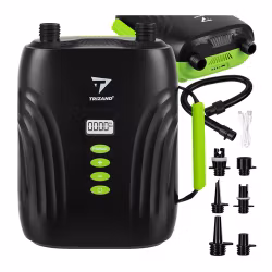 Elektrisk SUP-pumpe 20 PSI – Trizand genopladelig luftpumpe 4000 mAh