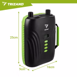 Elektrisk SUP-pumpe 20 PSI – Trizand oppladbar luftpumpe 4000 mAh