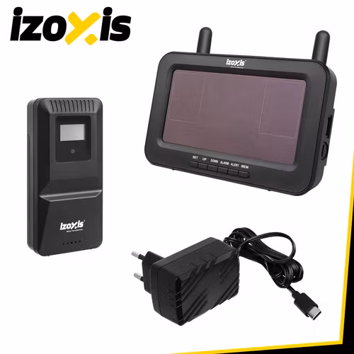 Wireless weather station IZOXIS – thermometer, hygrometer and forecast 100 m