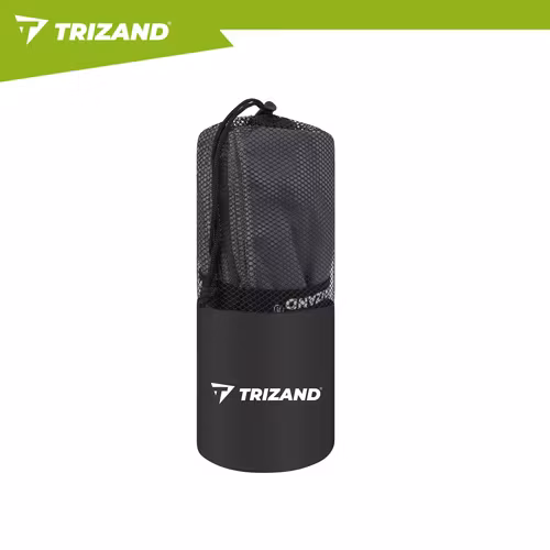 Snabbtorkande handduk 180 × 100 cm – Trizand mikrofiber grå