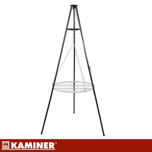 Tripod grill 167 cm with fire bowl – KAMINER grill grate 58 cm