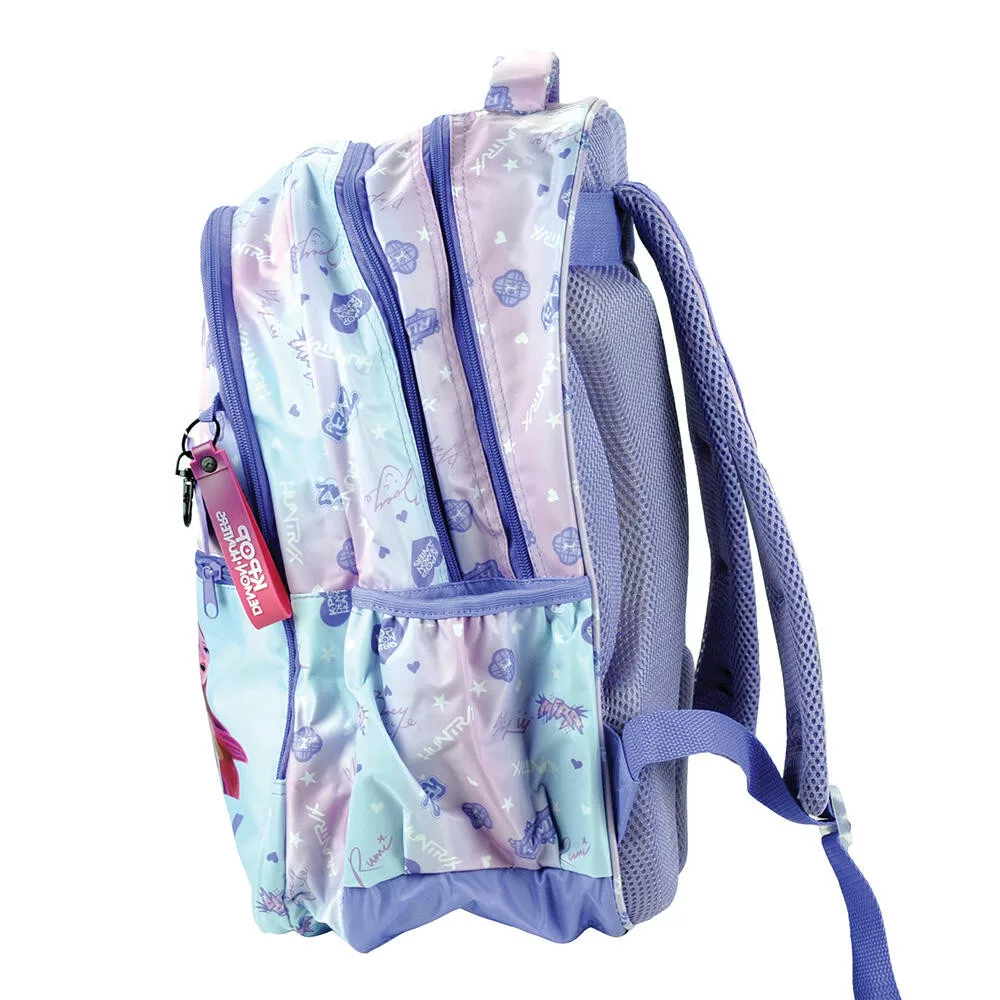 K-pop Demon Hunters skolryggsäck 46 cm – lila med 3 fack