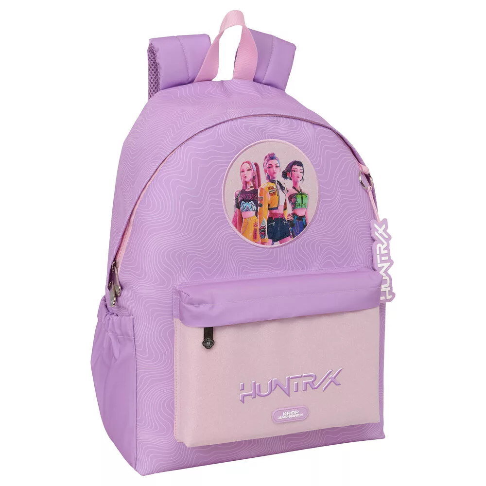 K-pop Demon Hunters skolryggsäck 43 cm med laptopfack – lila