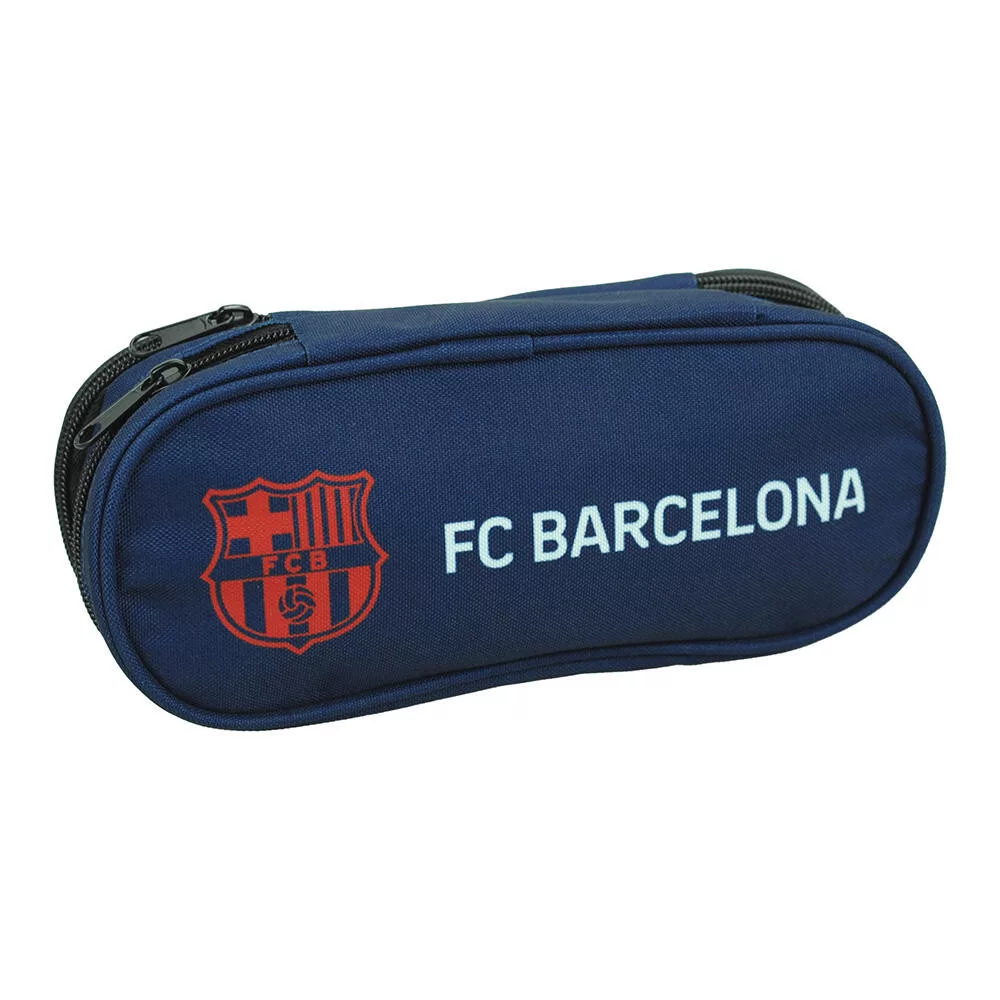 FC Barcelona Barça pennfodral med 2 fack 23 cm – blå