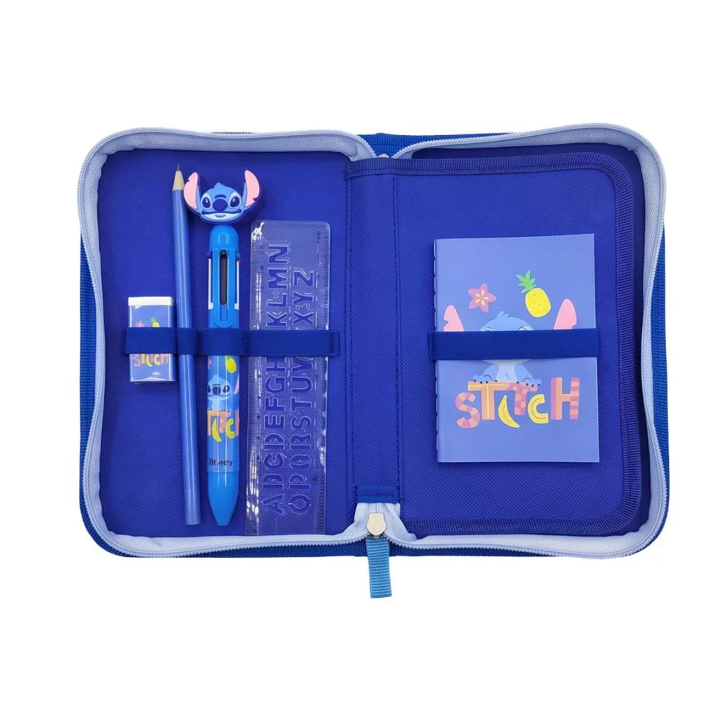 Disney Lilo & Stitch blått fylt penal 2-lags – plysj
