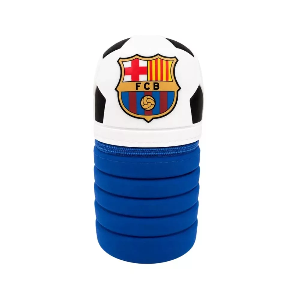 FC Barcelona Blue 3D pennfodral 22 cm – blått silikon