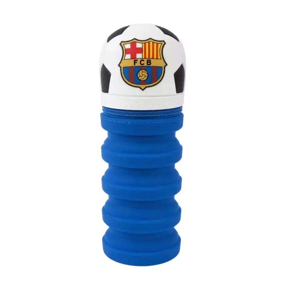 FC Barcelona Blue 3D pennfodral 22 cm – blått silikon