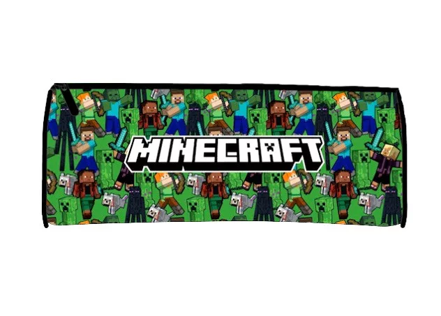 Minecraft Face -kynäkotelo 23 cm – vihreä