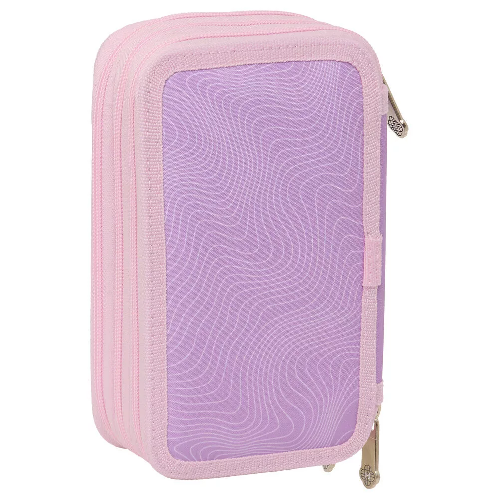 K-pop Demon Hunters Iconic filled pencil case 3-tier – pink