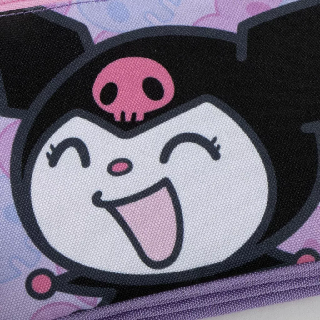 Hello Kitty Little Rebel 3-lokeroinen penaali 23 cm – violetti