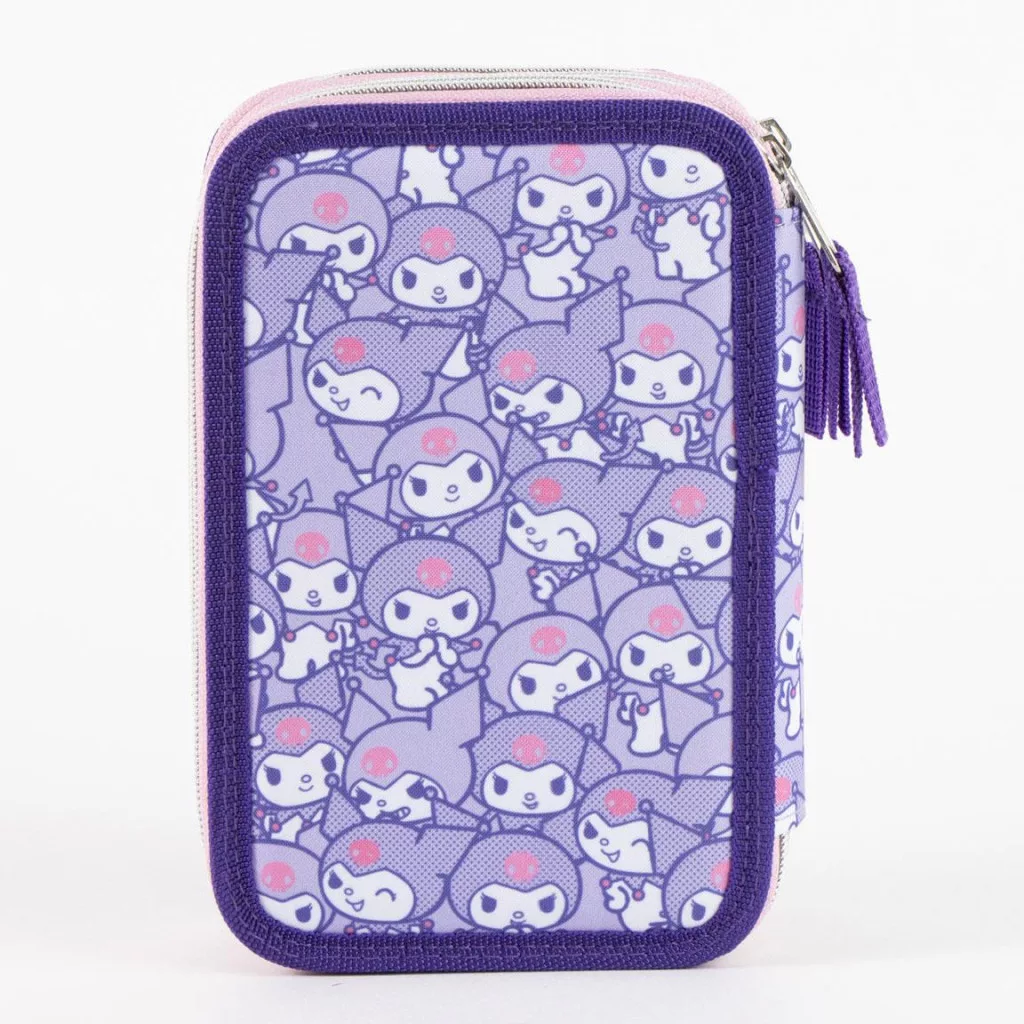 Hello Kitty Little Rebel Giotto fylt penal 3-lags – lilla
