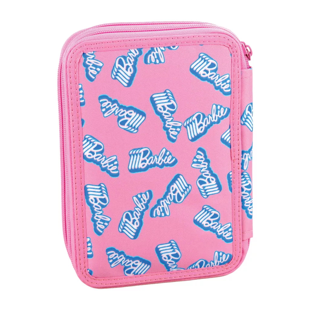 Barbie Pink Vibes -täytetty penaali, 2-tasoinen – pinkki