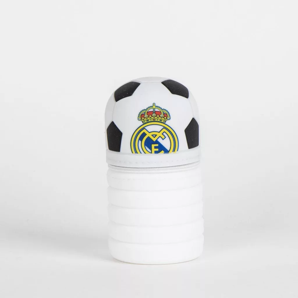 Real Madrid White 3D pennfodral 20 cm – vitt