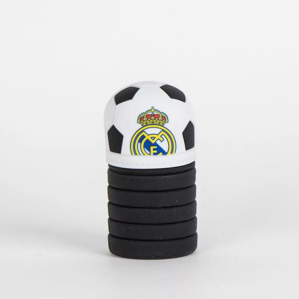 Real Madrid Black 3D pennfodral 20 cm – svart