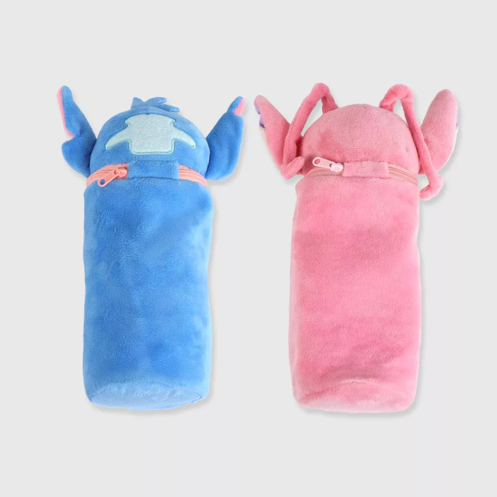 Disney Lilo & Stitch blått mjukt fyllt pennfodral – skolset