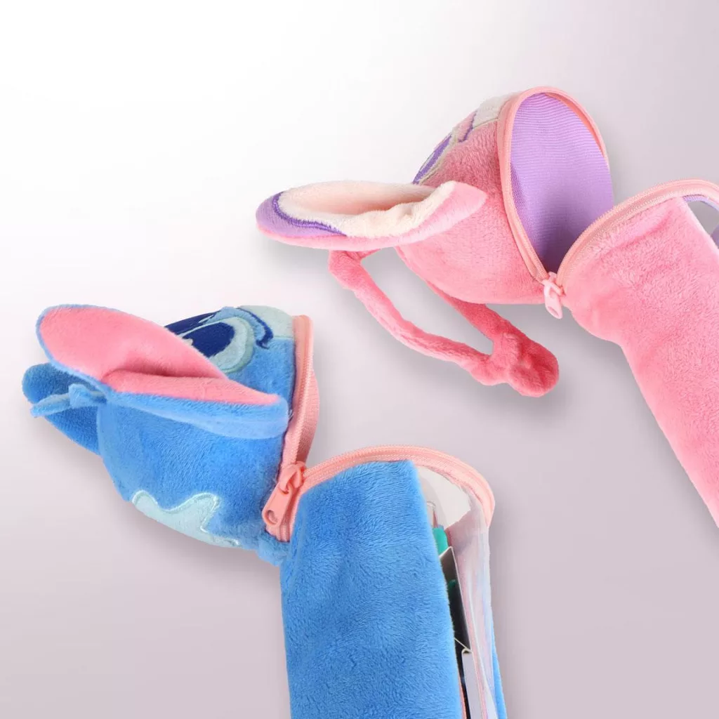 Disney Lilo & Stitch blått mjukt fyllt pennfodral – skolset