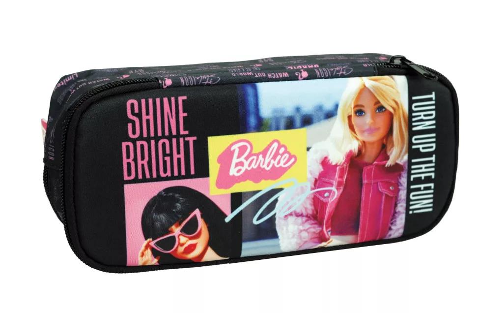 Barbie Shine Bright pennfodral med 2 fack 26 cm – flerfärgat