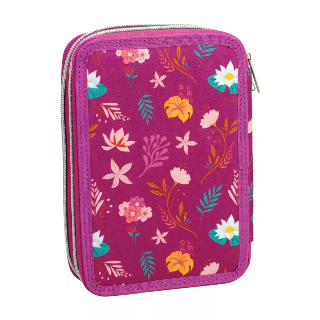 Disney Princess Strong fylld pennfodral 2-vånings – rosa