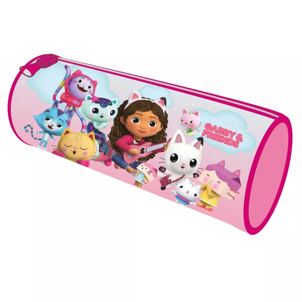 Gabby's Dollhouse Colorful World pennfodral 23 cm – rosa